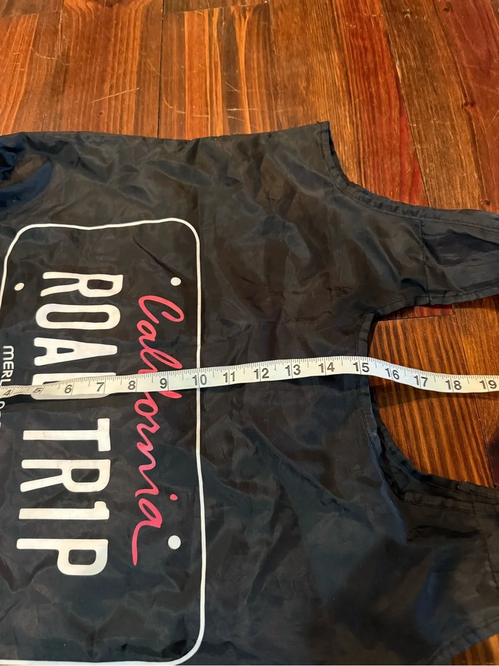 Merle Norman Black California Road Trip Foldable Tote